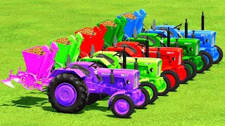 TRANSPOSING MINI URSUS AND MINI ZETRO TRACTORS WITH ISUZU TRUCKS! Farming Simulator 22