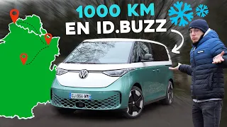 Mon road trip de 1000 km en ID.BUZZ par -10°C ❄️ Quel bilan ?