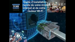 Guide d'installation rapide de votre modem internet et routeur