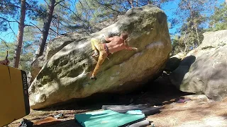 Fontainebleau Bouldering 2021 - Twelve 7A to 7C