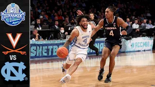 Virginia vs. North Carolina ACC Men's Basketball Tournament Highlights (2022)