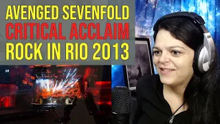 Avenged Sevenfold -  "Critical Acclaim"  - Rock in Rio 2013  -  REACTION