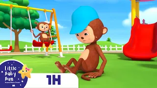 5 Little Monkeys + More Nursery Rhymes & Kids Songs - ABCs and 123s | Learn with Little Baby Bum