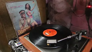 jaane de mujhe jaana hai | shahenshah | Lata Mangeshkar | Mohammed Aziz | lp vinyl stereo rip