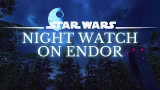 Star Wars 4K Ambience | Night Watch on Endor | Sleep, Study, Ambient Noise | No Music [8 Hrs.]