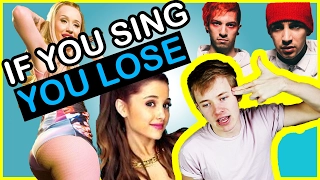 TRY NOT TO SING ALONG *IMPOSSIBLE* CHALLENGE | Sam Golbach