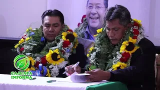 EL MDRyT Y EL VICEMINISTERIO DE COCA, FIRMA CONVENIO CON PRODUCTORES DE LA HOJA DE COCA