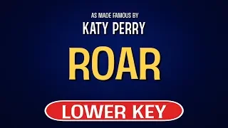 Katy Perry - Roar | Karaoke Lower Key
