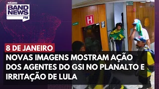 Novas imagens do 8/1 mostram ação dos agentes do GSI no Planalto e irritação de Lula