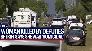 Armed woman killed by Pasco deputies