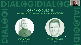 Ornamo Dialogi: Kiertotalous - Miten innovointi muuttuu KONEella?