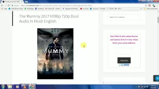 The Mummy 2017 HDRip 720p Dual Audio In Hindi English