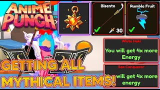 THIS MINI UPDATE MADE ME OP! GETTING ALL MYTHICAL ITEMS In Anime Punch Simulator