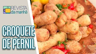 Receita de croquete de pernil - Revista da Manhã (05/12/22)