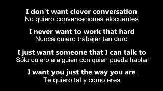 ♥ Just The Way You Are ♥ Tal Y Como Eres ~ Billy Joel - Letra en inglés y español