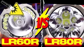 Fenix LR60R vs LR80R high Lumen flashlight comparison