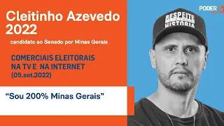 Cleitinho Azevedo (Programa eleitoral 10seg. - TV): "Sou 200% Minas Gerais" (05.set.2022)