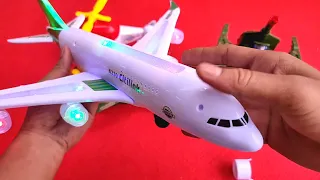 Unboxing Mainan Pesawat Citilink Baru AirBus 330,Helikopter Kartun,Jet Tempur Dan Tank Robot