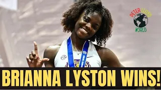 BRIANNA LYSTON WINS THE WOMEN'S 100M AT THE LSU ALUMNI GOLD 2024 !!!