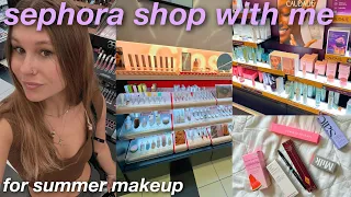 SEPHORA SHOP WITH ME | summer glowy makeup, sephora haul 2023