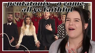 Pentatonix - 'O Come, All Ye Faithful' Official Video Reaction | Carmen Reacts