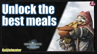 Iceborne | Unlock the best meals