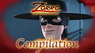 Zorro the Chronicles | Episode 21 - 24 | 1 Hour COMPILATION | Superhero cartoons
