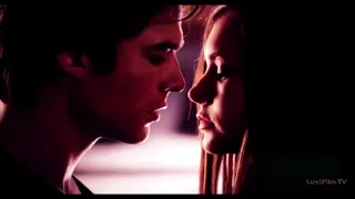 Damon & Elena   фиолетовая ночь