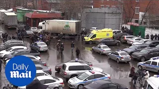 Emergency services attend scene of shooting in Moscow sweet factory - Daily Mail