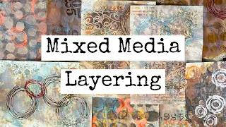 How To Create Layered Mixed Media Backgrounds