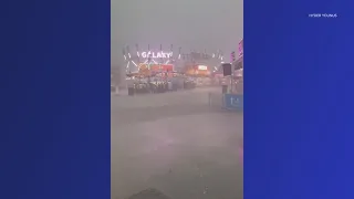 RodeoHouston shuts down carnival for more than an hour due to severe weather