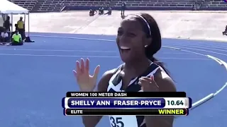 Fastest Woman Alive 2021 Shelly Ann Fraser Pryce Wins 100m in Record Breaking 10.63 #athletics