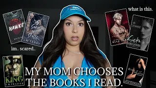 my mom chose my april tbr (and im scared)