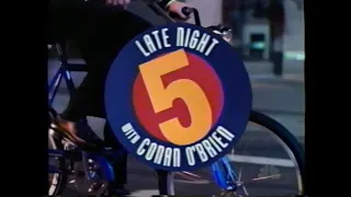 Late Night with Conan O'Brien: 5th Anniversary Special (TV Special 1998) - NBC WPXI 11 broadcast