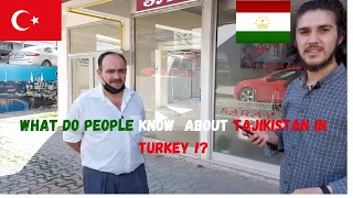 What do people know about Tajikistan in Turkey?