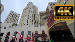 Dubai Marina JBR Walk Full Walking Tour 4K ممشى دبي مارينا جي بي آر ووك تصوير نهاري ممتاز بدقة