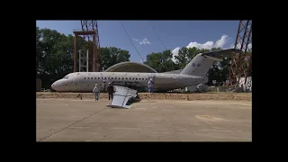 Fokker F-28 crash test by NASA