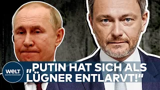 CHRISTIAN LINDNER: "Alptraum! Wladimir Putin hat sich als Lügner selbst entlarvt" I WELT Dokument