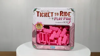 Ticket To Ride Play Pink Expansion - What's In The Box