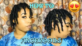 How to: FingerCoils on Natural hair | Start your own locs!