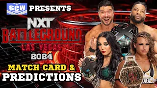 WWE NXT Battleground Las Vegas 2024 Match Card & Predictions! Roxanne Perez vs Jordynne Grace!