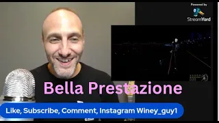 Vasco Rossi  Senza Parole First time live reaction (Italian Subtitles)