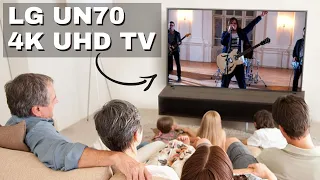 The LG UN70 UHD 4K TV