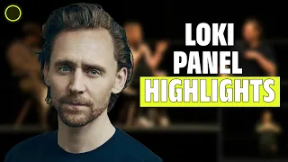 Loki Panel | BEST MOMENTS | Tom Hiddleston, Jonathan Majors, & Sophia Di Martino!