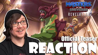 MASTERS OF THE UNIVERSE: REVELATION - Official Teaser Trailer Reaction!