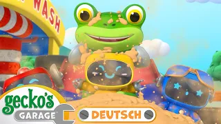 Die Kipplaster-Rutsche | 50-minütige Zusammenstellung｜Geckos Garage｜LKW für Kinder