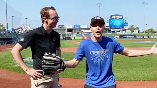 How to become an MLB announcer at the age of 25 -- CRAZY FUN DAY with the Omaha Storm Chasers!