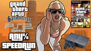 GTA San Andreas PlayStation 2 Any% Speedrun [PS2 WORLD RECORD]