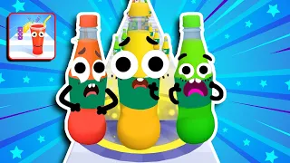 Juice Run 🍾🍻🍷 All Levels Gameplay Android, ios lv 36-37-jr