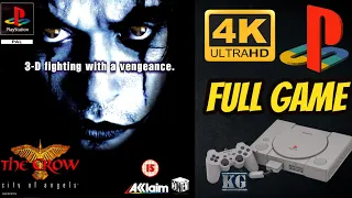 The Crow: City of Angels | PS1 | 4K60ᶠᵖˢ UHD🔴| Longplay Walkthrough Playthrough Full Movie Game